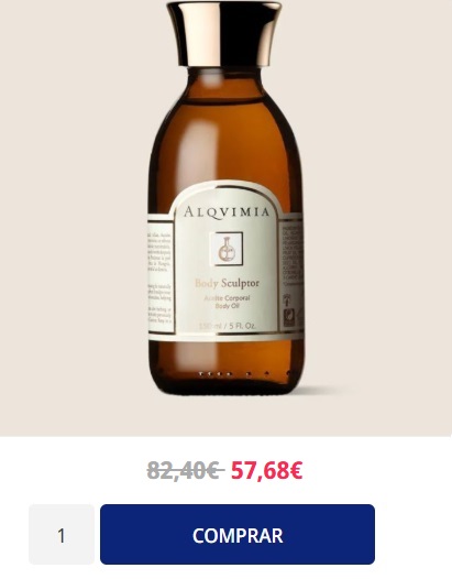 aceite corporal body sculptor alqvimia